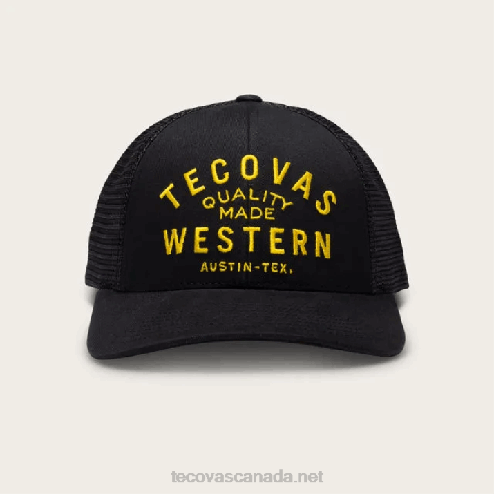 TecovasBlack Trucker Hat F0VT71